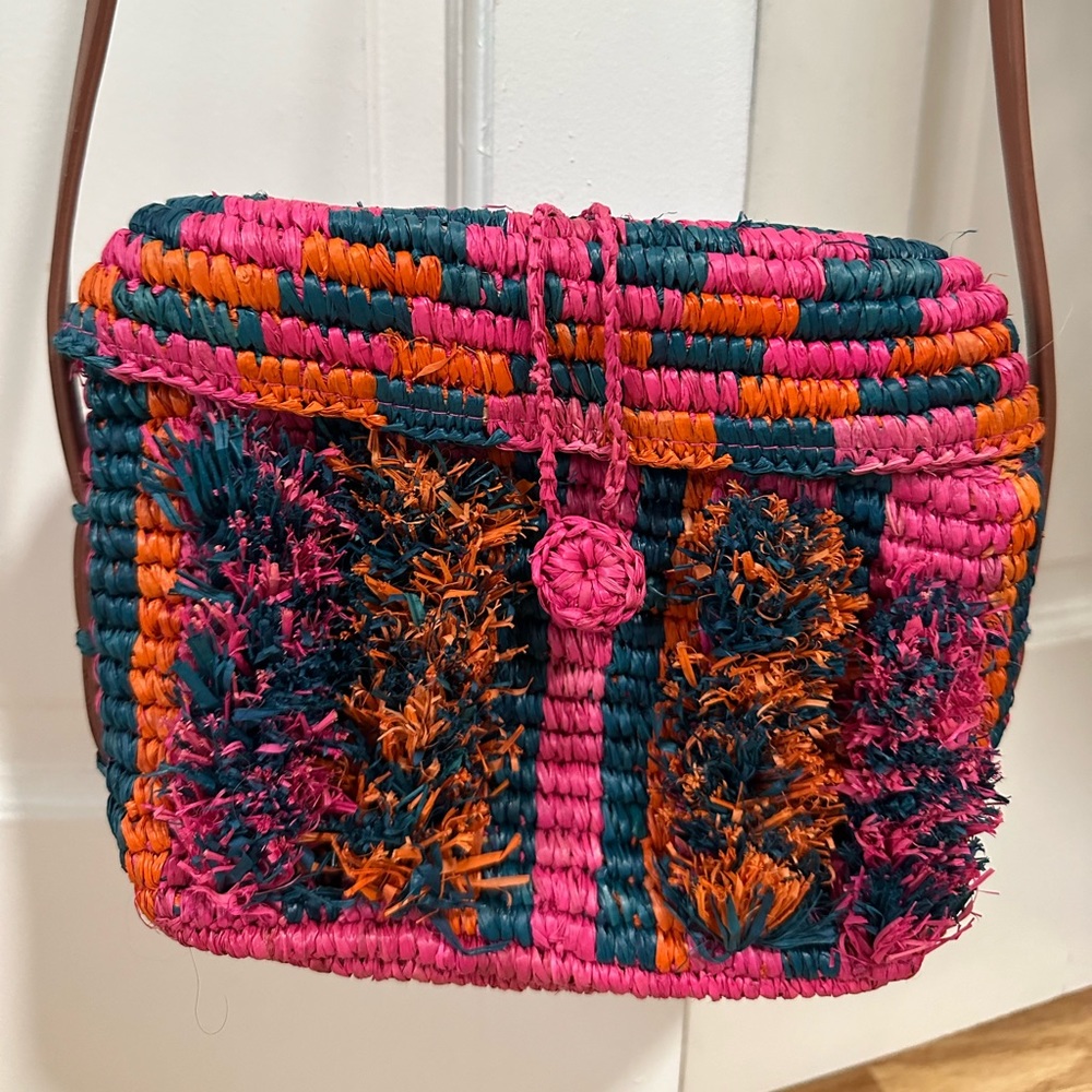 Zara rafia handbag 💖